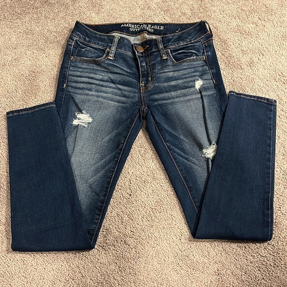 American Eagle Outfitters / Distressed Jegging / Size 4 - Picture 3 of 10